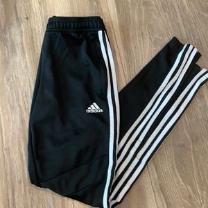 Adidas  women track suit pants with leg zipper